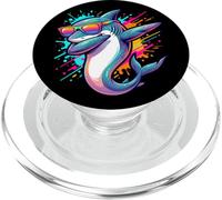 Dabbing Shark Sunglasses Graphic Kids Boys Colorful Shark PopSockets PopGrip per MagSafe