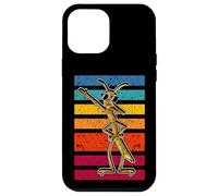 Dabbing Stick Bug divertente insetto danza stile retrò umorismo Custodia per iPhone 12 Pro Max