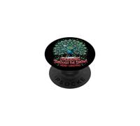 "Dabbing Through the Snow" Funny Peacock Christmas Bird PopSockets PopGrip Adesivo