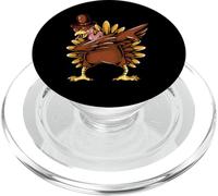 Dabbing Turchia Giorno del Ringraziamento Pellegrino Ragazzi Ragazze Divertente Dab PopSockets PopGrip per MagSafe