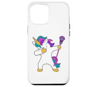 Dabbing Unicorn Lacrosse LAX maglietta divertente regalo Custodia per iPhone 12 Pro Max