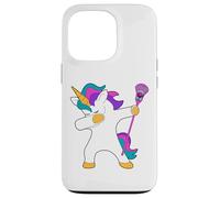 Dabbing Unicorn Lacrosse LAX maglietta divertente regalo Custodia per iPhone 13 Pro