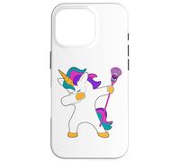 Dabbing Unicorn Lacrosse LAX maglietta divertente regalo Custodia per iPhone 16 Pro