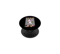 Dabbing Unicorn Stay Merry and Bright Christmas Groovy Xmas PopSockets PopGrip Adesivo