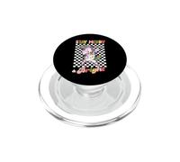 Dabbing Unicorn Stay Merry and Bright Christmas Groovy Xmas PopSockets PopGrip per MagSafe