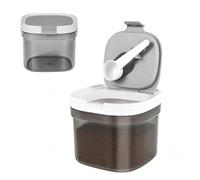 DabbOo Barattolo Caffe da 800 ml Contenitore Ermetico Caffe con Coperchio Ermetico e Cucchiaio Adatto per Conservare Chicchi di Caffè, Spezie, Sale, Biscotti, Condimenti, Pepe, Senza BPA