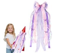 DabbOo Fiocco per la Scuola Fiocchi di Nastro Grandi Fiocco per Sacchetto di Zucchero Conico Fiocco Nascita Bimba Decorazione per Accessori per Sacchetti della Scuola (60 x 20 cm)