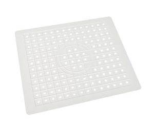 DabbOo Tappetino Lavandino Coprilavello Cucina Proteggi Lavello 31.4 * 26.1cm Pad for Kitchen Sink Tappetino Lavandino Cucina Tagliabile Bagno Antiscivolo per Bagno,Cucina(Bianco)