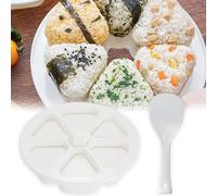 DabbOo Triangolo Stampo Grandi Onigiri Stampi 6 in 1Onigiri Formina per Onigiri Adatto per Ristorante di Famiglia, Campeggio, Pranzo per Bambini