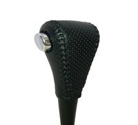 Dabhuoc Copri Pomello Del Cambio In Pelle Per Auto Per Accord 2003-2005 Settima Generazione Copri Leva Del Cambio Maniglia Cambio(Black with holes)