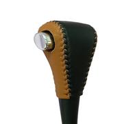 Dabhuoc Copri Pomello Del Cambio In Pelle Per Auto Per Accord 2003-2005 Settima Generazione Copri Leva Del Cambio Maniglia Cambio(Brown black)