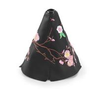 Dabhuoc Copri-pomello Del Cambio Universale In Pelle Per Auto Fiore Di Pesco Copri-cuffia Per Pomello Del Cambio Manuale Per Auto Maniglia Cambio