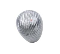 Dabhuoc Leva Del Cambio A 5 E 6 Velocità Pomello Del Cambio In Fibra Di Carbonio Universale Manuale Per La Maggior Parte Dei Veicoli. Maniglia Cambio(Silver,6 Speed)