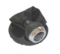 Dabhuoc Leva del Cambio Manuale A 5/6 Marce per Auto, Pomello del Cambio, Copertura Antipolvere per Mini Cooper R55 R56 R57 R58 R59 R60 R61 Ricambi Auto(Black 6 Speed Suit)