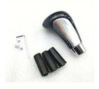 Dabhuoc Leva Del Cambio Manuale Universale A 5 Velocità Con Effetto Carbonio E Venature Del Legno Accessori Per Auto Maniglia Cambio(Black)