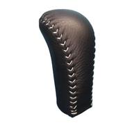 Dabhuoc Per Fit Per Jazz 2014-20 Per City 2015-19 Per Grace 2016 Copri Pomello Del Cambio In Pelle Copertura Protettiva Maniglia Cambio(Black and white)