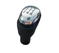 Dabhuoc Pomello del Cambio A 5/6 velocità per Auto per Renault Clio 4 IV MK4 Pomello della Leva del Cambio Manuale per Automobile Ricambi Auto(Chrome 5 Speed)