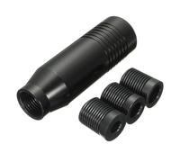 Dabhuoc Pomello Del Cambio Manuale Universale In Alluminio Per Auto Leva Del Cambio Manuale Pomello Del Cambio 8,5 Cm Maniglia Cambio(Black)