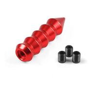 Dabhuoc Pomello Del Cambio Universale In Alluminio Da 146 Mm Con Estremità Appuntita E Cono Leva Del Cambio Manuale Maniglia Cambio(Red)