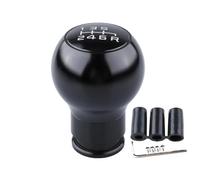 Dabhuoc Pomello Del Cambio Universale Per Auto Da Corsa In Lega Di Alluminio 5/6 Velocità Nero E Rosso Maniglia Cambio(Black,6 Speed Type A)