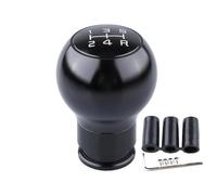 Dabhuoc Pomello Del Cambio Universale Per Auto Da Corsa In Lega Di Alluminio 5/6 Velocità Nero E Rosso Maniglia Cambio(Black,5 Speed Type A)