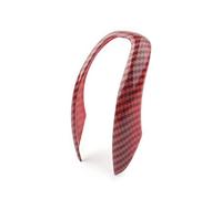 Dabhuoc Rivestimento Per Pomello Del Cambio In Fibra Di Carbonio Rossa Per Interni Auto Per Alfa Romeo Per Giulia Per Stelvio 2017 2018 2019 2020 Maniglia Cambio