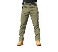 DabinFa Flexcamo - Pantaloni Tattici Impermeabili, Pantaloni Tattici Texwix, Pantaloni Cargo Flex Camouflage per Gli Uomini (A Green,M)