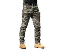 DabinFa Flexcamo - Pantaloni Tattici Impermeabili, Pantaloni Tattici Texwix, Pantaloni Cargo Flex Camouflage per Gli Uomini (C Camouflage,L)