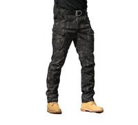 DabinFa Flexcamo - Pantaloni Tattici Impermeabili, Pantaloni Tattici Texwix, Pantaloni Cargo Flex Camouflage per Gli Uomini (B Camouflage,XL)