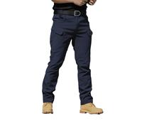 DabinFa Flexcamo - Pantaloni Tattici Impermeabili, Pantaloni Tattici Texwix, Pantaloni Cargo Flex Camouflage per Gli Uomini (Blue,4XL)