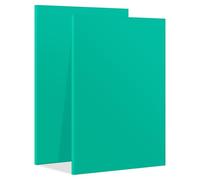 dabinzhijia 2 Pezzi Linóleo A4 en Goma Flexible, Placas de Linóleo Verde para Grabado, Placas de Escultura de Goma para DIY, Impresión en Relieve y Sellos de Goma