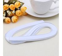 Dabixx 120 strisce Quilling carta 5mm larghezza unita carta fai da te artigianato bianco 52cm