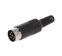 Dabixx Connettore Maschio per Presa DIN Connettore 3/4/5/6/7/8 Pin Cavo per Chassis - 6 Pin