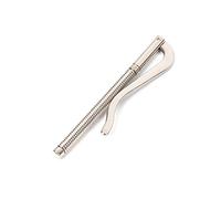 Dabixx - Fermasoldi in metallo bifold per sostituire le parti a molla, supporto per contanti, colore: Argento