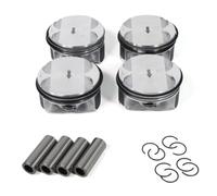 DAbrzTKpg Kit pistone e Fasce Elastiche Motore da 4 Set 2.4L per codice Articolo 12578324 Compatibile con Parti di motociclette automobilistiche Captiva Cobalt Equinox HHR Impala