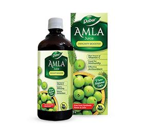Dabur Amla Juice - Ricche Fonti di Vitamina C - 100% Ayurvedico Salute Juice - 1 Ltr