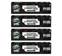 Dabur dentifricio sbiancante al carbone attivo e menta gel nero 120 g 4 = 4...