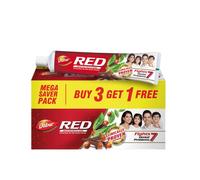 Dabur Red 600 g (150 g x 4, confezione da 4) dentifricio - pasta ayurvedica...