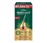 DABUR Vatika Neelibhringa 21 olio per la crescita dei capelli (150 ml) per...