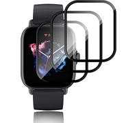 Dabuu Pellicola Protettiva Compatibile con Amazfit GTS 3 / Amazfit GTS 4, [3 Pezzi] 3D Curvo TPU Proteggi Schermo Copertura Completa Anti Graffio Senza Bolle HD Protezione Film - Transparente