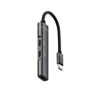 DAC Audio 3.5 Adattatore HUB Splitter Tipo-C per La Conversione di Telefoni Cellulari e Tablet In Audio Digitale Analogico B