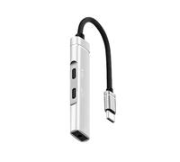 DAC Audio 3.5 Adattatore HUB Splitter Tipo-C per La Conversione di Telefoni Cellulari e Tablet In Audio Digitale Analogico C