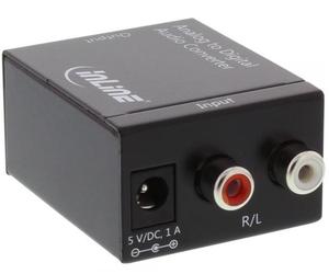 DAC Convertitore Elettronico Audio da Analogico a Digitale - Stereo 2 RCA > Co