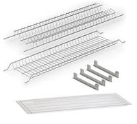 DACAN PROTECTION Scolapiatti per pensile da incasso in metallo verniciato cm 76 - alta qualità - kit completo di sostituzione - sgocciolatoio, raccogligocce pensili cucina - antiruggine