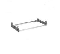 DACAN PROTECTION Telaio per Scolapiatti da 86 cm - Regolabile in Alluminio, Adatto per Pensili da 90 cm, salvaspazio. profondità regolabile da 295 a 395 mm, antiruggine