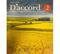 D'accord! - Teacher's Edition