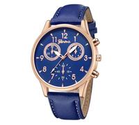 Dacdyi Uomini e Donne Orologi Moda Casual Cuoio Quarzo Orologi Da Polso All', Blu