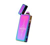 Dachance Accendino Elettrico USB Plasma Ricaricabile Antivento & Senza Fiamma - Dual Arco con Indicatore Batteria