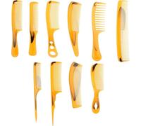 DACHAO Pettine in plastica, a denti larghi, sottile, a denti larghi, pettine universale, pettine tascabile, pettine a pagaia