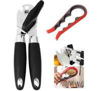 Dachiy Apriscatole Professionale 2 Pezzi, Multifunctional 4-In-1 Apribarattoli Manuale Gripper, 5 In 1 Apribottiglie, Adatto A Ristoranti, Bar, Anziani, Donne, Bambini, Pazienti Con Artrite